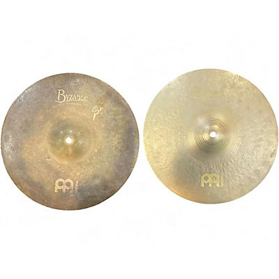Used MEINL 14in Byzance Vintage Sand Hi Hat Pair Cymbal