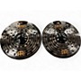 Used MEINL 14in CC14DAH Dark Hi Hat Pair Cymbal 33