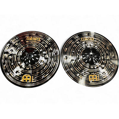 Used MEINL 14in CLASSIC CUSTOM DARK HIHAT Cymbal