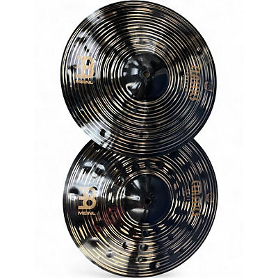 Used MEINL 14in CLASSICS CUSTOM DARK HI HATS Cymbal
