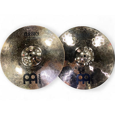 Used MEINL 14in CLASSICS CUSTOM HI HAT PAIR Cymbal