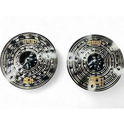 Used MEINL 14in Classic Custom Dark Duo Hi Hats Pair Cymbal