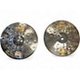 Used MEINL 14in Classic Custom Dark Hi Hat Pair Cymbal 33