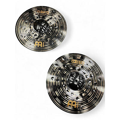 Used MEINL 14in Classic Custom Dark Hi-Hat Set 14In Cymbal