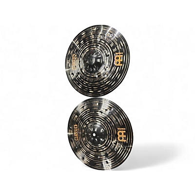 Used MEINL 14in Classic Custom Dark HiHat Pair Cymbal