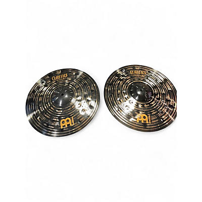 Used MEINL 14in Classic Custom Dark Hihats Cymbal