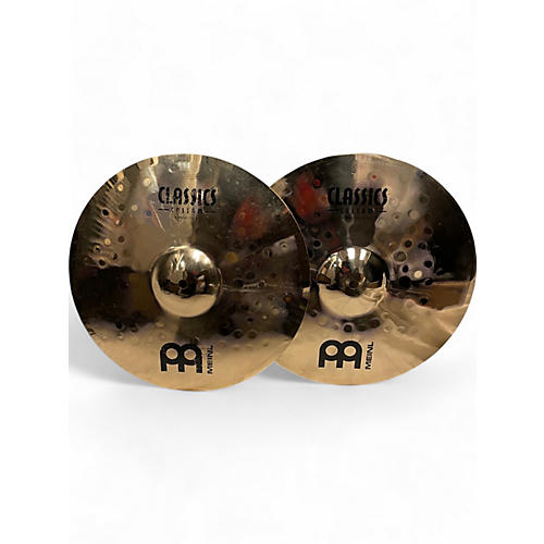 MEINL Used MEINL 14in Classic Custom Medium Hi Hat Pair Cymbal 33