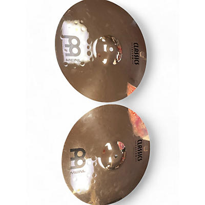 MEINL Used MEINL 14in Classic Custom Medium Hi Hat Pair Cymbal