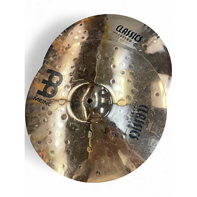 Used MEINL 14in Classic Custom Medium Hi Hat Pair Cymbal