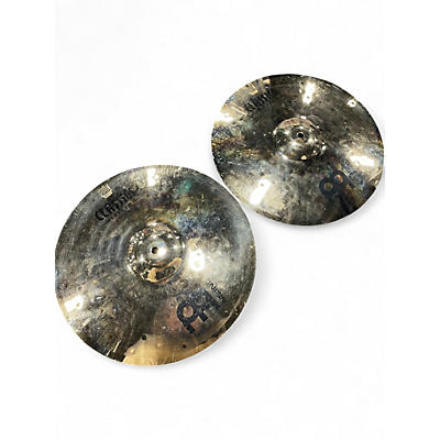 Used MEINL 14in Classic Custom Medium Hi Hat Pair Cymbal