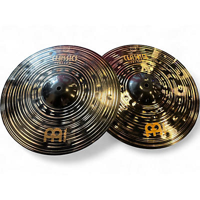 Used MEINL 14in Classics Custom Dark Hi-Hat Pair Cymbal