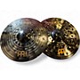 Used MEINL 14in Classics Custom Dark Hi-Hat Pair Cymbal 33