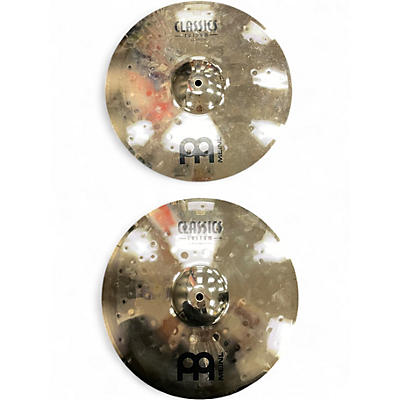 Used MEINL 14in Classics Custom Medium Hi Hat Pair Cymbal