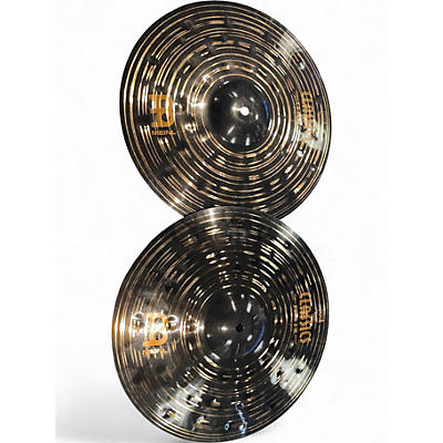 Used MEINL 14in Custom Dark Hihats Pair Cymbal