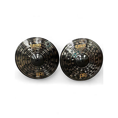 Used MEINL 14in Dark Hi Hat Pair Cymbal