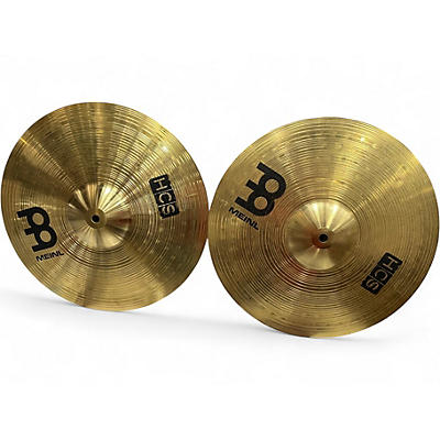 Used MEINL 14in HCS 14IN HATS Cymbal
