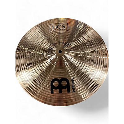 Used MEINL 14in HCS BRONZE HIHAT PAIR Cymbal