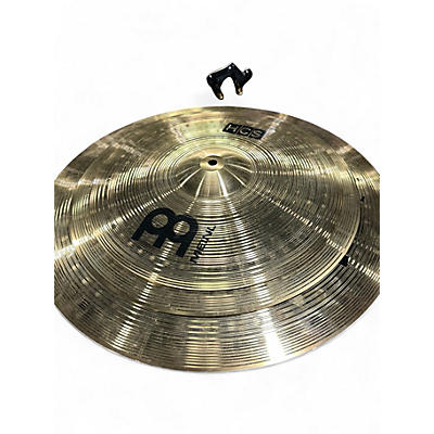 Used MEINL 14in HCS Hi Hat Crash Ride Set Cymbal