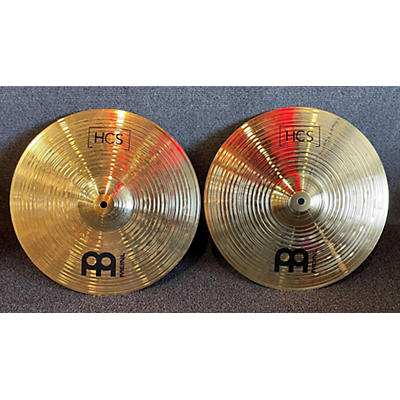 MEINL Used MEINL 14in HCS Hi Hat Pair Cymbal