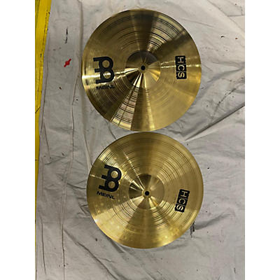 MEINL Used MEINL 14in HCS Hi Hat Pair Cymbal