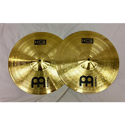 MEINL Used MEINL 14in HCS Hi Hat Pair Cymbal