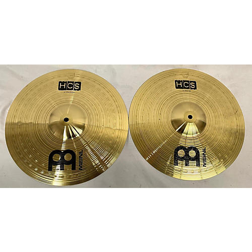 Meinl Used MEINL 14in HCS Hi Hat Pair Cymbal 33