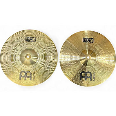 MEINL Used MEINL 14in HCS Hi Hat Pair Cymbal