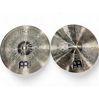 MEINL Used MEINL 14in HCS Hi Hat Pair Cymbal