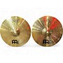 Used MEINL 14in HCS Hi Hat Pair Cymbal 33