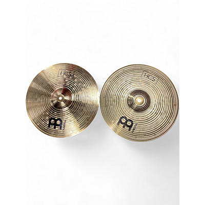 Used MEINL 14in HCS Hi Hat Pair Cymbal