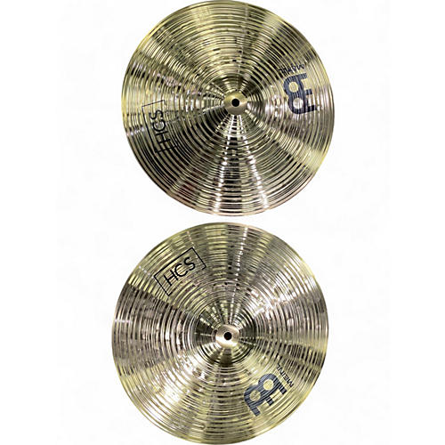 Used MEINL 14in HCS Hi Hat Pair Cymbal 33