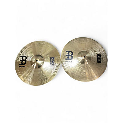 Used MEINL 14in HCS Hi Hat Pair Cymbal