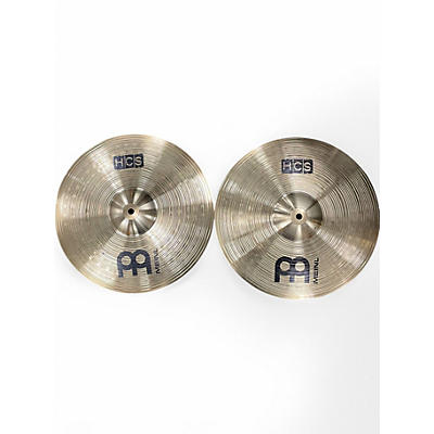 Used MEINL 14in HCS Hi Hat Pair Cymbal
