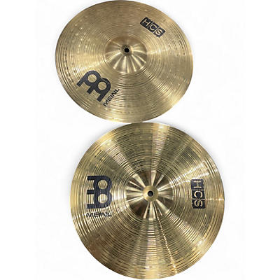 Used MEINL 14in HCS Hi Hat Pair Cymbal