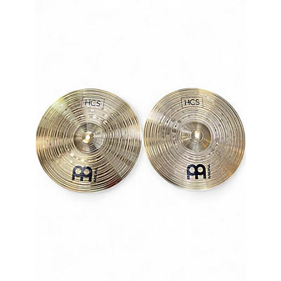 Used MEINL 14in HCS Hi Hat Pair Cymbal