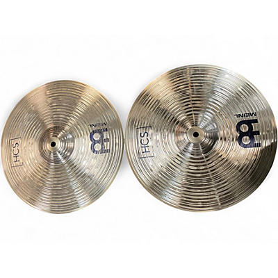Used MEINL 14in HCS Hi Hat Pair Cymbal