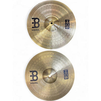 Used MEINL 14in HCS Hi Hat Pair Cymbal