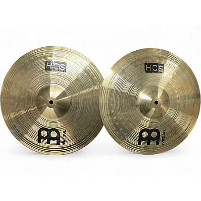 Used MEINL 14in HCS Hi Hat Pair Cymbal