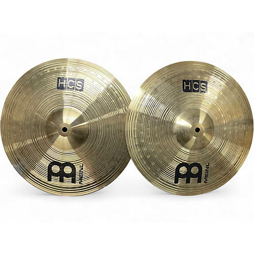 Used MEINL 14in HCS Hi Hat Pair Cymbal 33