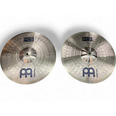 Used MEINL 14in HCS Hi Hat Pair Cymbal
