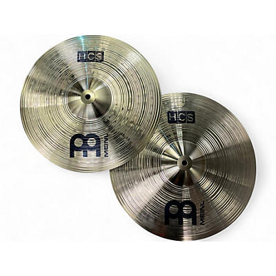 Used MEINL 14in HCS Hi Hat Pair Cymbal