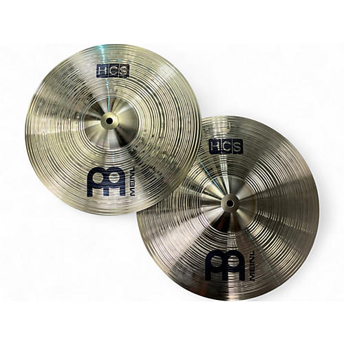 Used MEINL 14in HCS Hi Hat Pair Cymbal 33