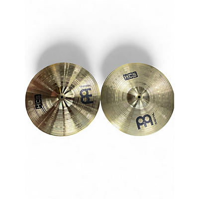 Used MEINL 14in HCS Hi Hat Pair Cymbal
