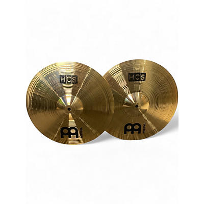 Used MEINL 14in HCS Hi Hat Pair Cymbal