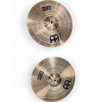 Used MEINL 14in HCS Hi Hat Pair Cymbal