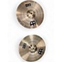 Used MEINL 14in HCS Hi Hat Pair Cymbal 33