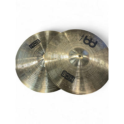 Used MEINL 14in HCS Hi Hat Pair Cymbal