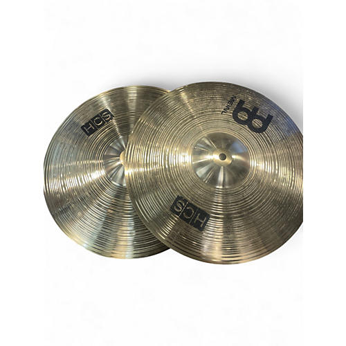 Used MEINL 14in HCS Hi Hat Pair Cymbal 33