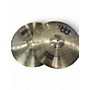 Used MEINL 14in HCS Hi Hat Pair Cymbal 33
