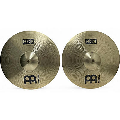Used MEINL 14in HCS Hi Hat Pair Cymbal